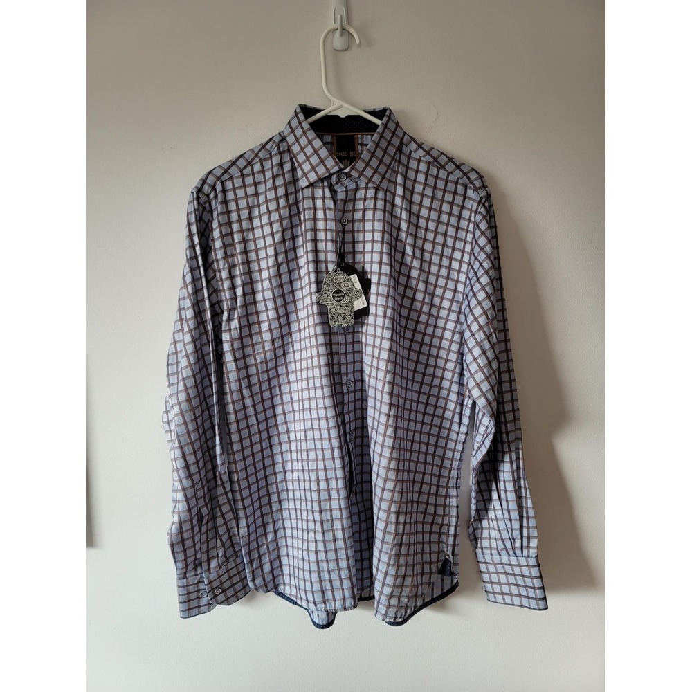NWT Luchiano Visconti Black Long Sleeve Medium Shirt